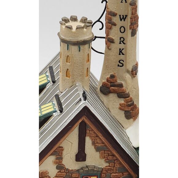 Department 56 Glendun Cocoa Works 58478 Dickens Village Illuminated Original Box - Picture 13 of 16